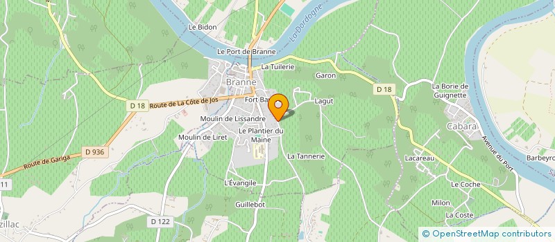 localisation de l'entreprise MONSIEUR LAURENT MATHIS à BRANNE