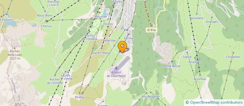localisation de l'entreprise MONSIEUR LAURENT MATHON à COURCHEVEL