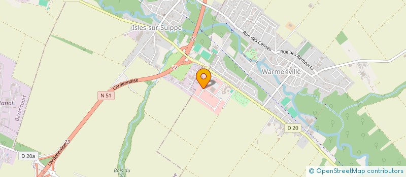 localisation de l'entreprise MONSIEUR LAURENT MATHY  WARMERIVILLE