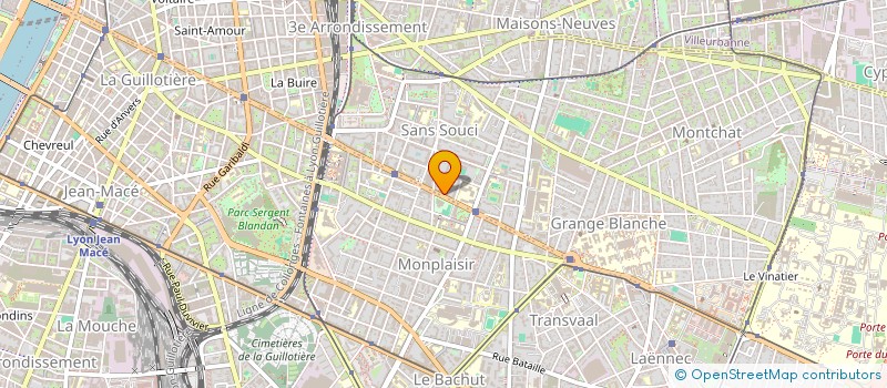 localisation de l'entreprise MONSIEUR LAURENT MATILLAT  LYON