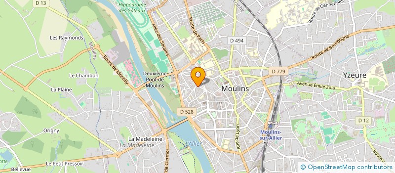 localisation de l'entreprise MONSIEUR LAURENT MAUGE à MOULINS
