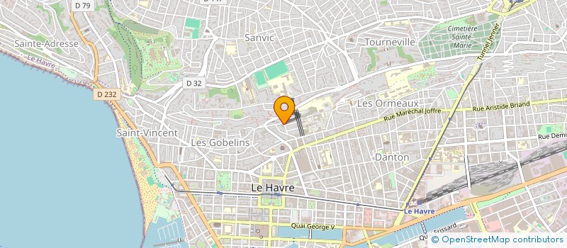 localisation de l'entreprise MONSIEUR LAURENT MAUGER à LE HAVRE