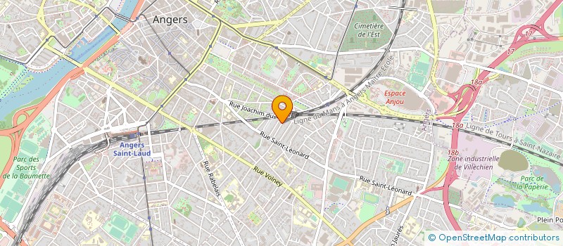 localisation de l'entreprise MONSIEUR LAURENT MAUPOINT à ANGERS