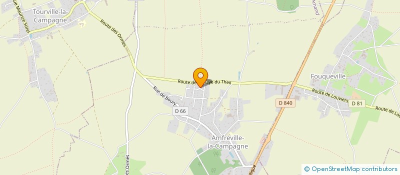 localisation de l'entreprise MONSIEUR LAURENT MAUPU  AMFREVILLE-SAINT-AMAND