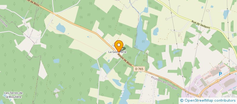 localisation de l'entreprise MONSIEUR LAURENT MAURAT  PRUNIERS-EN-SOLOGNE