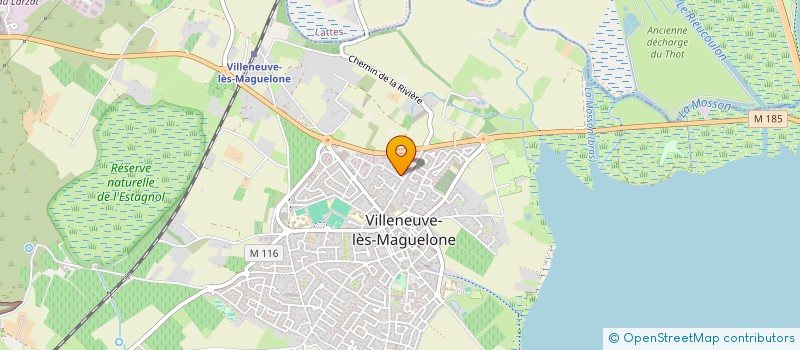 localisation de l'entreprise MONSIEUR LAURENT MAURY  VILLENEUVE-LES-MAGUELONE