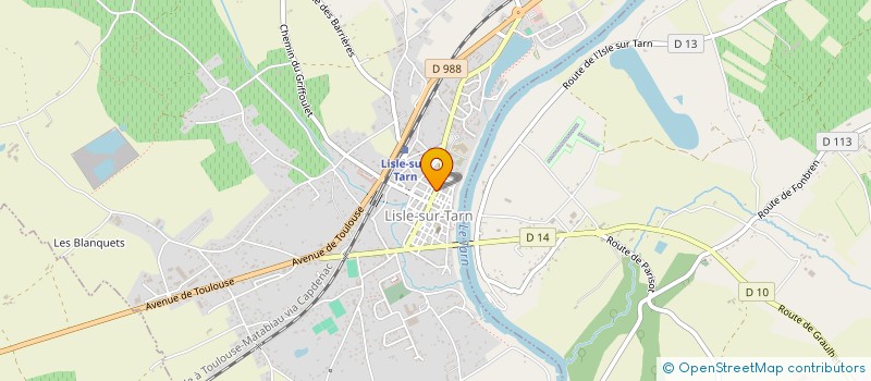localisation de l'entreprise MONSIEUR LAURENT MAYA à LISLE-SUR-TARN
