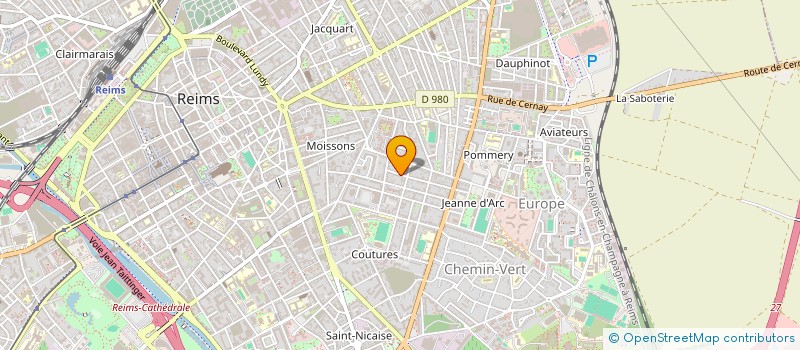 localisation de l'entreprise MONSIEUR LAURENT MAYER à EPERNAY