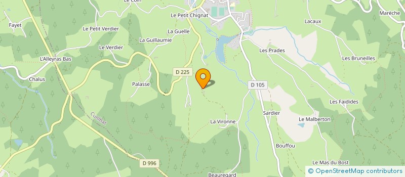 localisation de l'entreprise MONSIEUR LAURENT MAYOUX à CUNLHAT