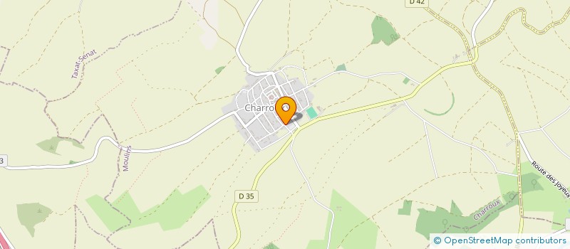 localisation de l'entreprise MONSIEUR LAURENT MAZEAU à CHARROUX