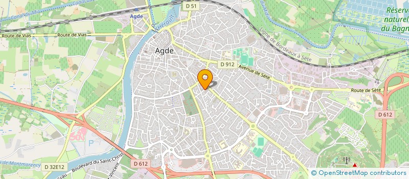 localisation de l'entreprise MONSIEUR LAURENT MAZELLA à AGDE