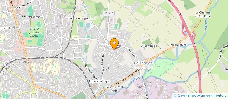localisation de l'entreprise MONSIEUR LAURENT MAZET à COULANGES-LES-NEVERS