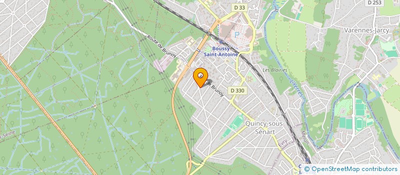 localisation de l'entreprise MONSIEUR LAURENT MAZIER  QUINCY-SOUS-SENART