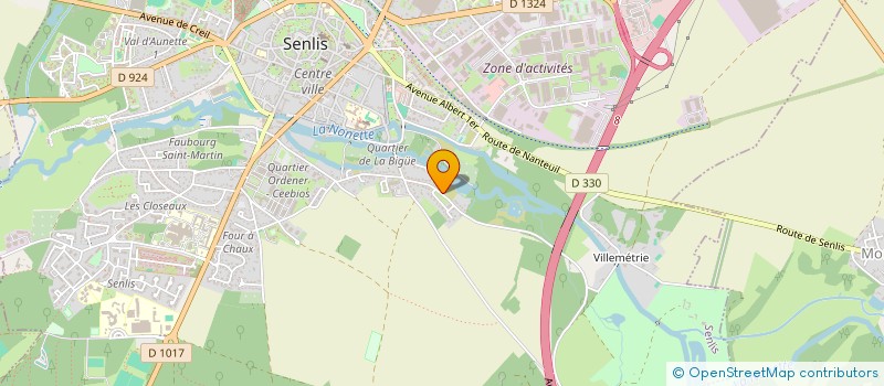 localisation de l'entreprise MONSIEUR LAURENT MEDJAD  SENLIS