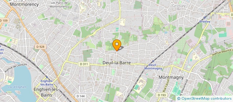 localisation de l'entreprise MONSIEUR LAURENT MEERTENS à DEUIL-LA-BARRE