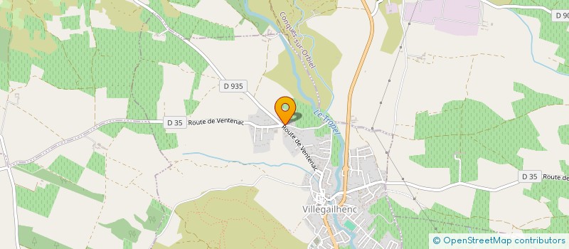 localisation de l'entreprise MONSIEUR LAURENT MEGRET  VILLEGAILHENC