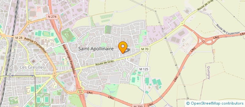 localisation de l'entreprise MONSIEUR LAURENT MELISIAK à SAINT-APOLLINAIRE