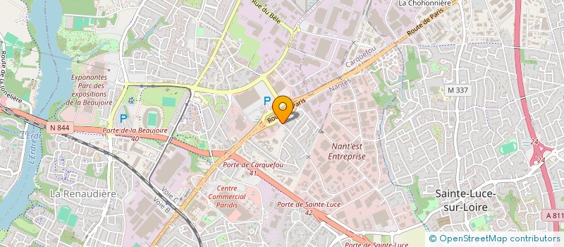 localisation de l'entreprise MONSIEUR LAURENT MENARD à NANTES