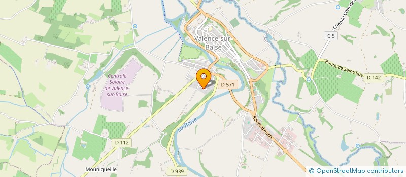 localisation de l'entreprise MONSIEUR LAURENT MENASPA  VALENCE-SUR-BAISE