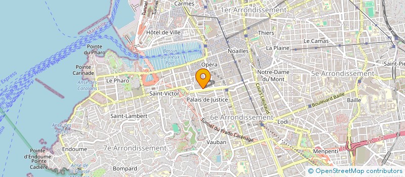 localisation de l'entreprise MONSIEUR LAURENT MENESTRIER à MARSEILLE
