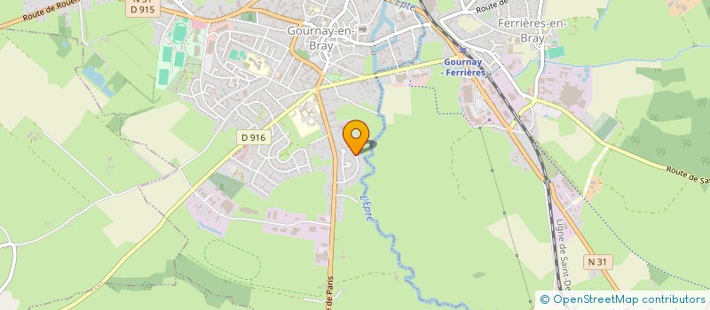 localisation de l'entreprise MONSIEUR LAURENT MENEUT  GOURNAY-EN-BRAY