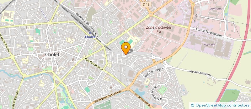 localisation de l'entreprise MONSIEUR LAURENT MENNEQUIN à CHOLET