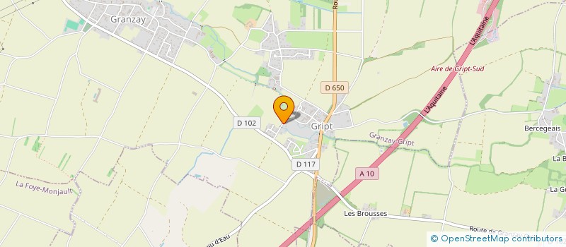 localisation de l'entreprise MONSIEUR LAURENT MENUT à GRANZAY-GRIPT