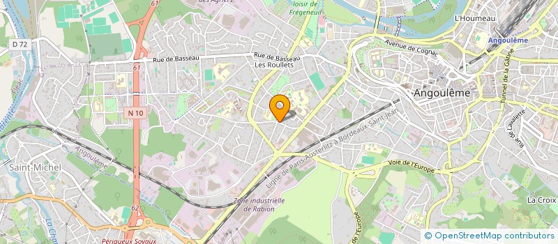 localisation de l'entreprise MONSIEUR LAURENT MERCHER à ANGOULEME
