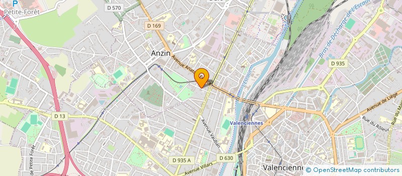 localisation de l'entreprise MONSIEUR LAURENT MERCIER à VALENCIENNES