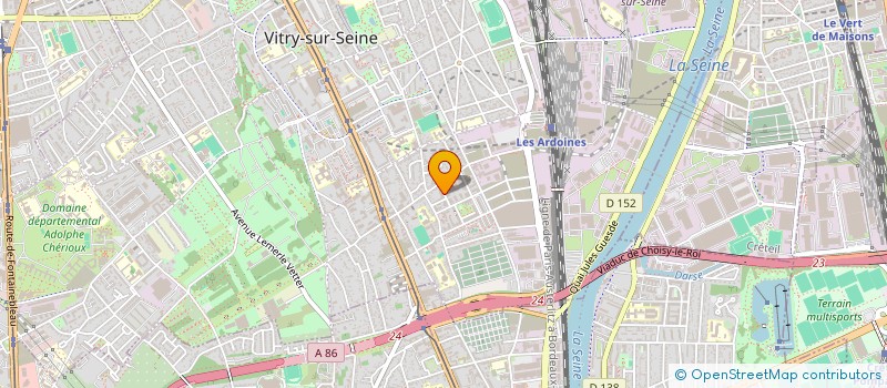 localisation de l'entreprise MONSIEUR LAURENT MERCIER  VITRY-SUR-SEINE