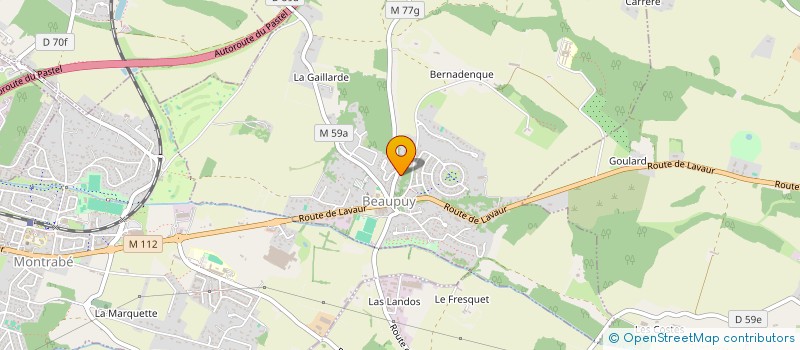 localisation de l'entreprise MONSIEUR LAURENT MERCIER  BEAUPUY