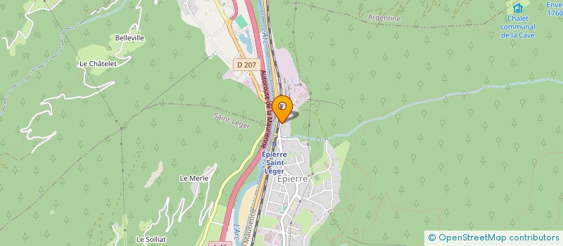 localisation de l'entreprise MONSIEUR LAURENT MERCURI  EPIERRE