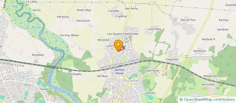 localisation de l'entreprise MONSIEUR LAURENT MERIAUX  PLUNERET