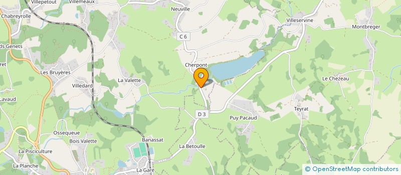 localisation de l'entreprise MONSIEUR LAURENT MERIGAUD à SAINTE-FEYRE