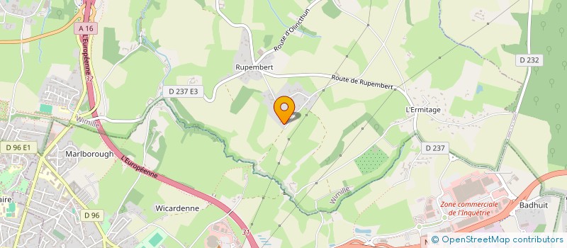 localisation de l'entreprise MONSIEUR LAURENT MERLE  WIMILLE