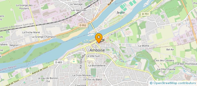 localisation de l'entreprise MONSIEUR LAURENT MESLET  AMBOISE