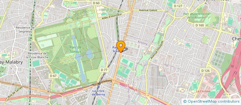 localisation de l'entreprise MONSIEUR LAURENT MESSER à ANTONY