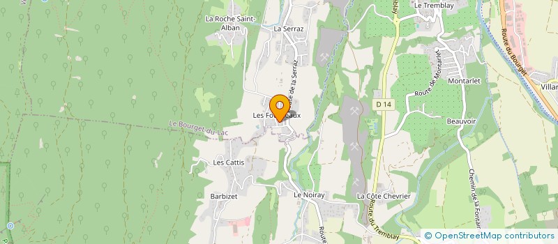 localisation de l'entreprise MONSIEUR LAURENT MESSONNIER à LE BOURGET-DU-LAC