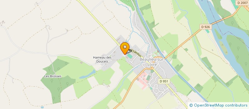 localisation de l'entreprise MONSIEUR LAURENT MEUNIER à BEAULIEU-SUR-LOIRE