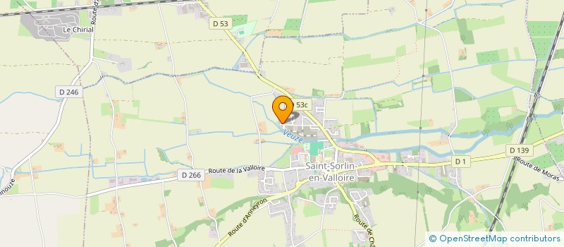 localisation de l'entreprise MONSIEUR LAURENT MEUNIER  SAINT-SORLIN-EN-VALLOIRE