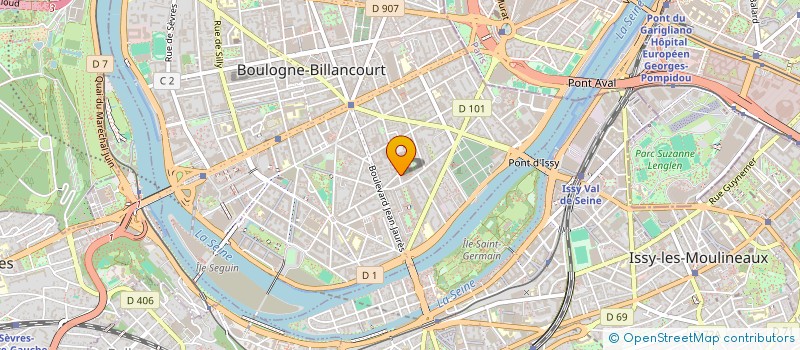 localisation de l'entreprise MONSIEUR LAURENT MEUNIER à BOULOGNE-BILLANCOURT