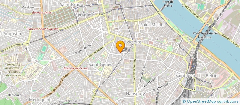 localisation de l'entreprise MONSIEUR LAURENT MEUNIER  BORDEAUX