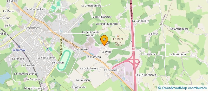 localisation de l'entreprise MONSIEUR LAURENT MEUNIER  ECOMMOY