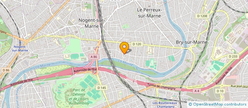 localisation de l'entreprise MONSIEUR LAURENT MEUROT à LE PERREUX-SUR-MARNE