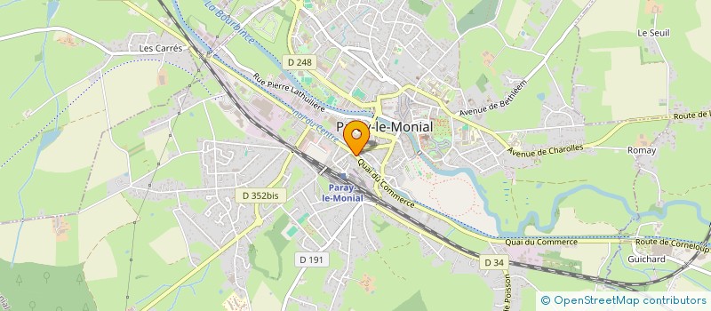 localisation de l'entreprise MONSIEUR LAURENT MEYER  PARAY-LE-MONIAL