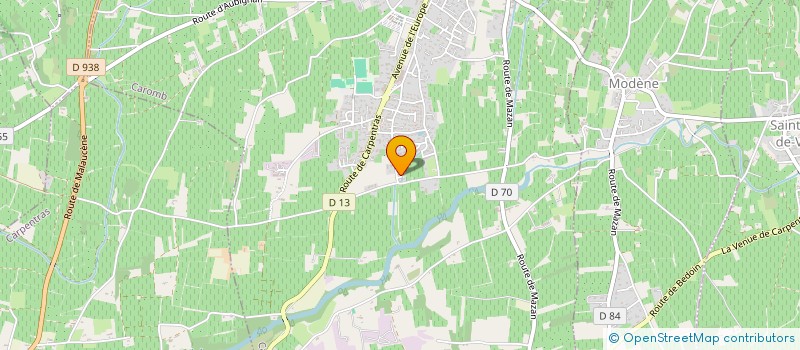 localisation de l'entreprise MONSIEUR LAURENT MEYER  CAROMB