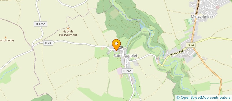 localisation de l'entreprise MONSIEUR LAURENT MEYER  SAINT-SUPPLET