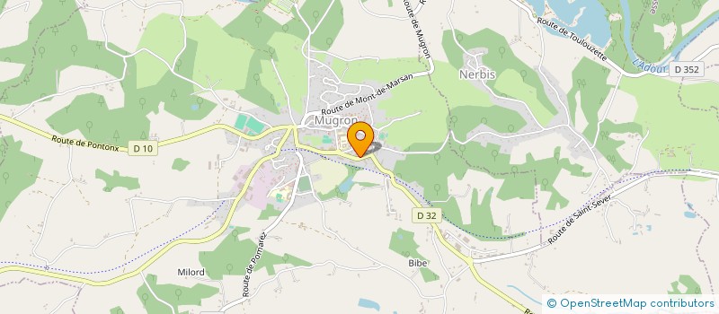 localisation de l'entreprise MONSIEUR LAURENT MEYRANX  MUGRON