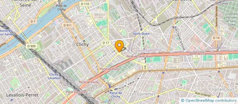 localisation de l'entreprise MONSIEUR LAURENT MEZSAROS à CLICHY