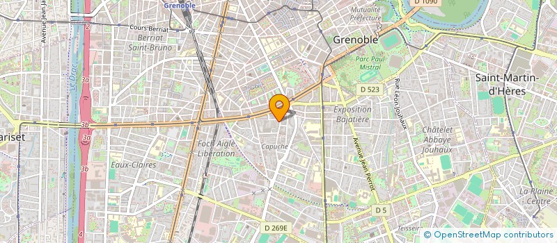localisation de l'entreprise MONSIEUR LAURENT MICHALON  GRENOBLE